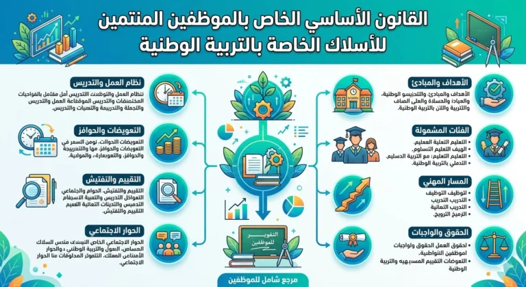 مرسوم تنفيذي رقم 25-54 مؤرخ في 21 رجب عام 1446 الموافق 21 جانفي سنة 2025، يتضمن القانون الأساسي الخاص بالموظفين المنتمين للأسلاك الخاصة بالتربية الوطنية